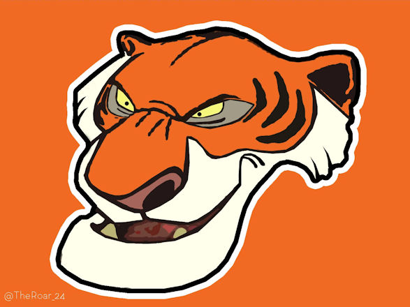 Shere Khan Cincinnati Bengals Logo fabric transfer